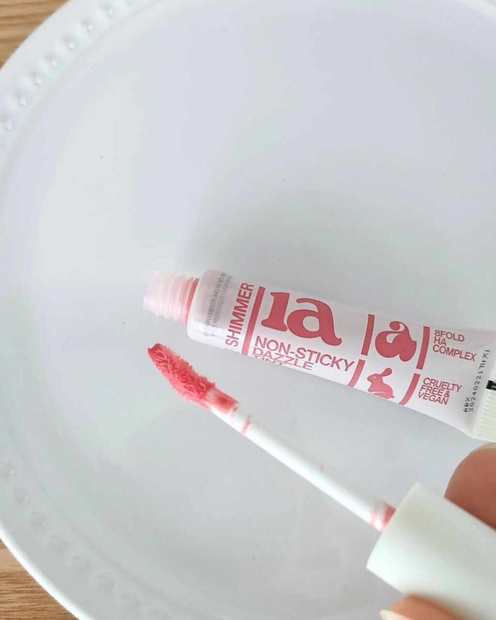 ノンスティッキーダズルティント/unleashia/リップティントを使ったクチコミ（3枚目）