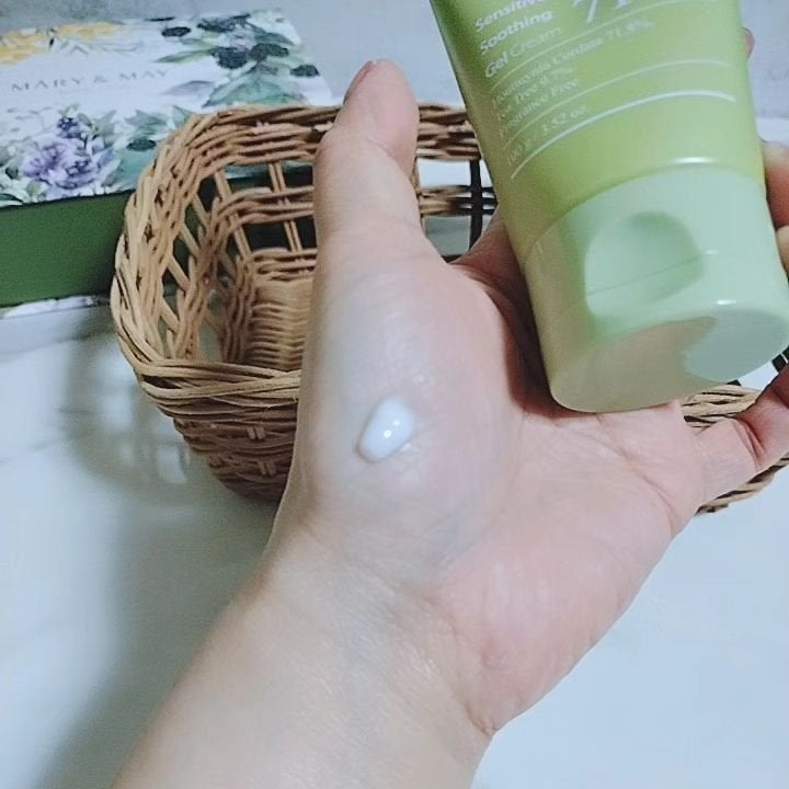 Sensitive Soothing Gel Cream/MARY&MAY/フェイスクリームを使ったクチコミ(8枚目)