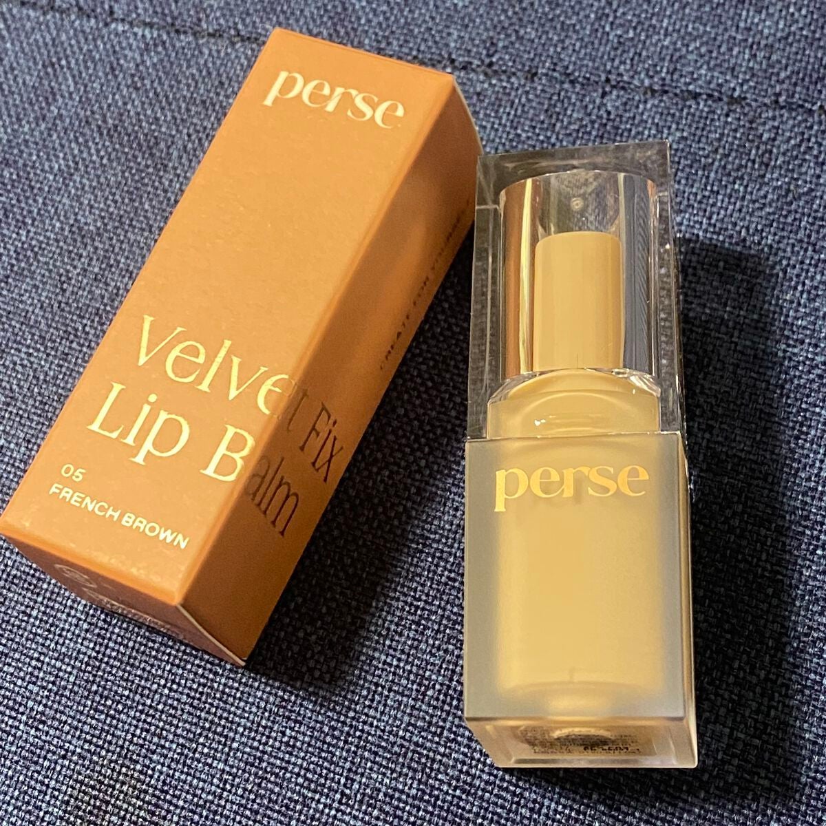 ベルベットフィックスリップバーム/perse/リップバームを使ったクチコミ(2枚目)