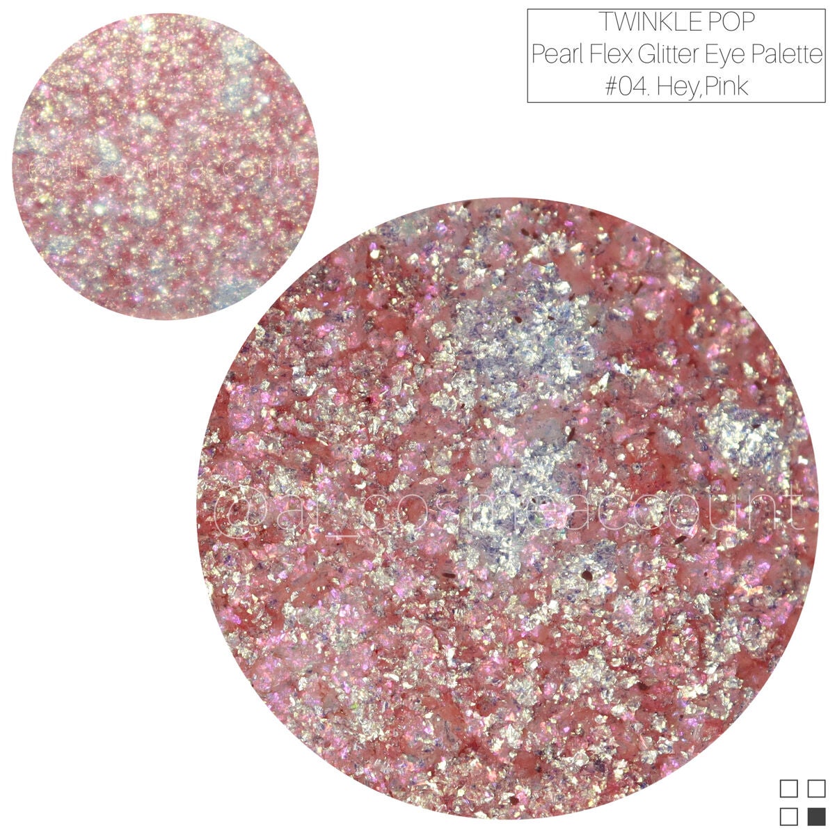 TWINKLE POP Pearl Flex Glitter Eye Palette/CLIO/アイシャドウパレットを使ったクチコミ(5枚目)
