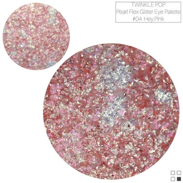 TWINKLE POP Pearl Flex Glitter Eye Palette/CLIO/アイシャドウパレットを使ったクチコミ（5枚目）