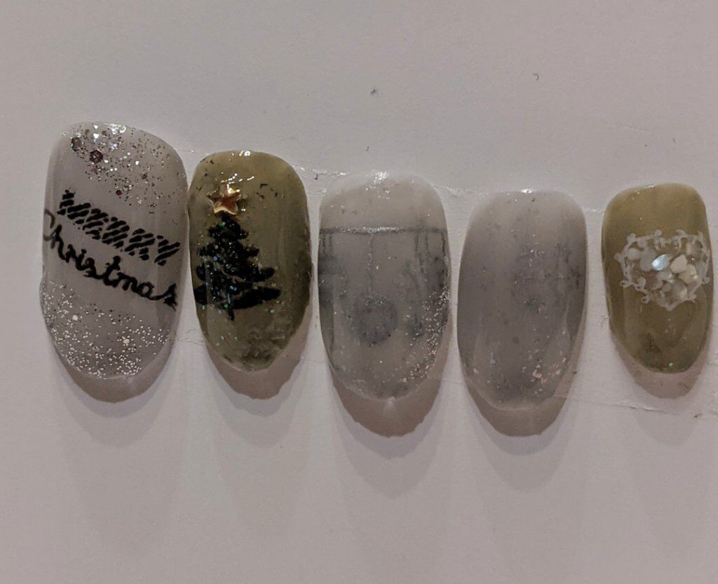 ジェルネイル（ライト対応）/セリア/ジェルネイルを使ったクチコミ（1枚目）