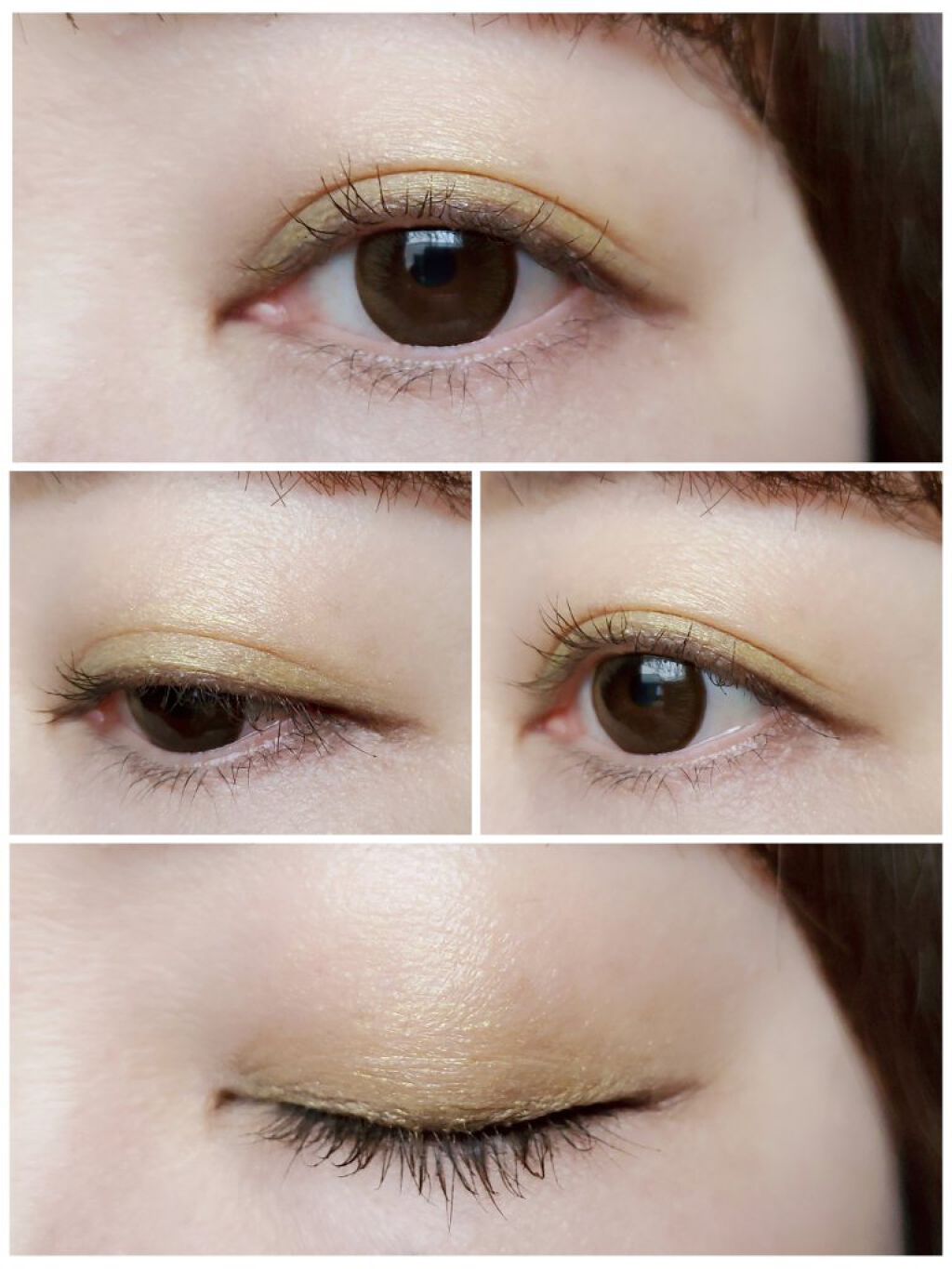 パウダー&ライナー 02 イエロー×マロンブラウン（アイスレモネード）/sopo/スティックアイシャドウを使ったクチコミ（3枚目）