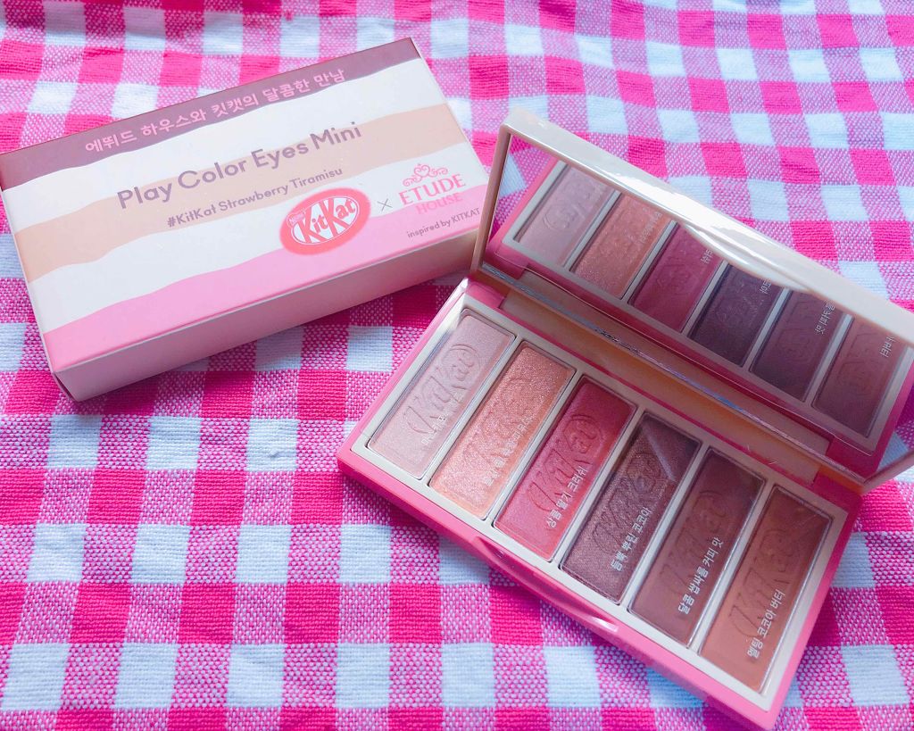 プレイカラーアイズ ミニ #キットカットオリジナル/ETUDE/アイシャドウパレットを使ったクチコミ(2枚目)