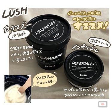 ラッシュ カラマズーのクチコミ「🌱ニキビ肌・敏感肌はLUSHのこれがおすすめ🌱

LUSHでリピートしたスキンケア用品 カラマ.....」（2枚目）