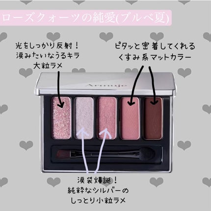 ジュエルアイカラーコレクション/Armuje/アイシャドウパレットを使ったクチコミ(3枚目)