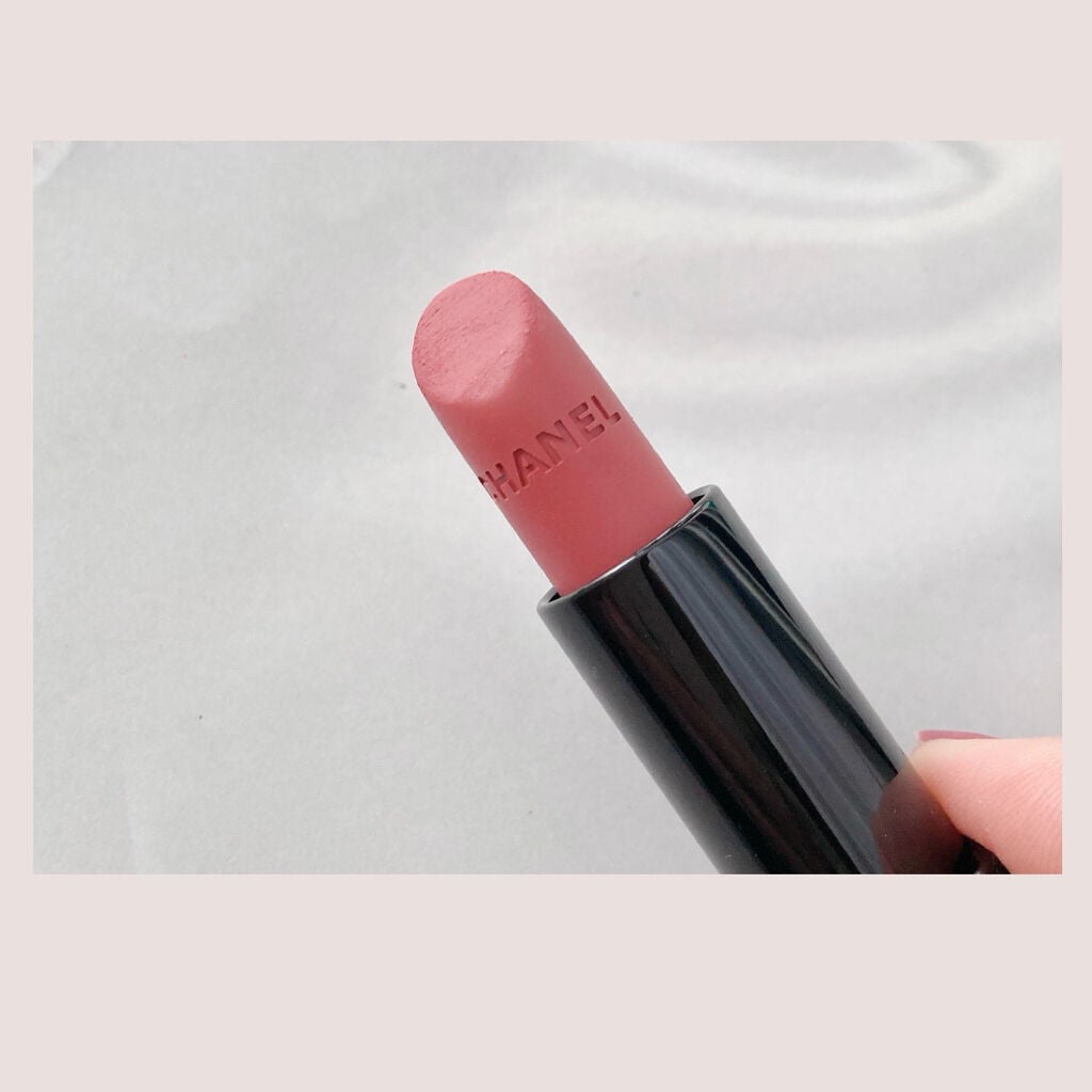 ルージュ アリュール ヴェルヴェット エクストレム/CHANEL/口紅を使ったクチコミ(2枚目)