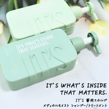 薬用スカルプ メディカルモイスト シャンプー/トリートメント/IT’S WHAT’S INSIDE THAT MATTERS./市販シャンプーを使ったクチコミ(1枚目)