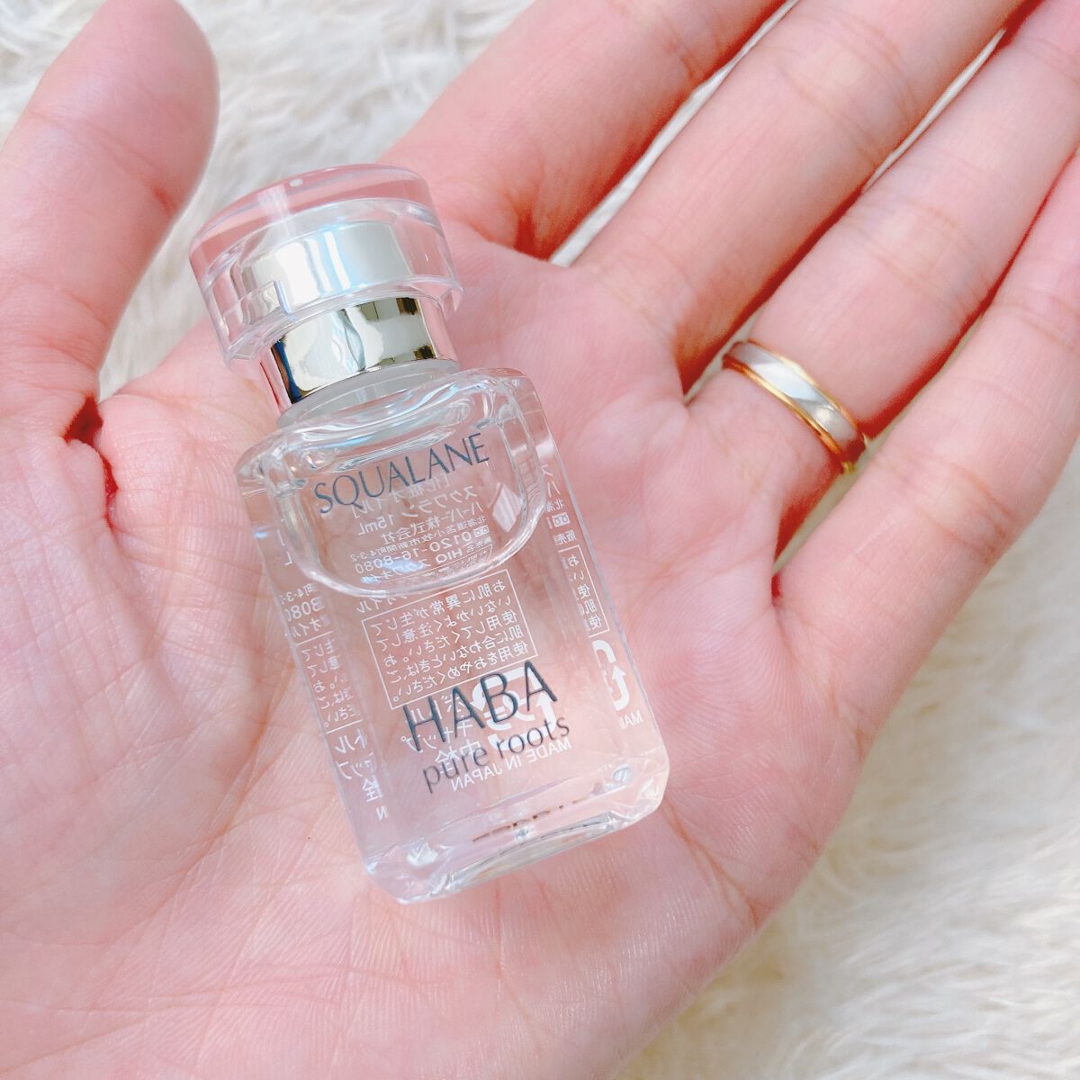 高品位「スクワラン」/HABA/フェイスオイルを使ったクチコミ(5枚目)