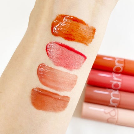 ジューシーラスティングティント/rom&nd/リップティントを使ったクチコミ(3枚目)