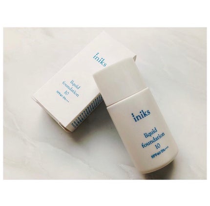 リキッド ファンデーション/iniks/リキッドファンデーションを使ったクチコミ(1枚目)