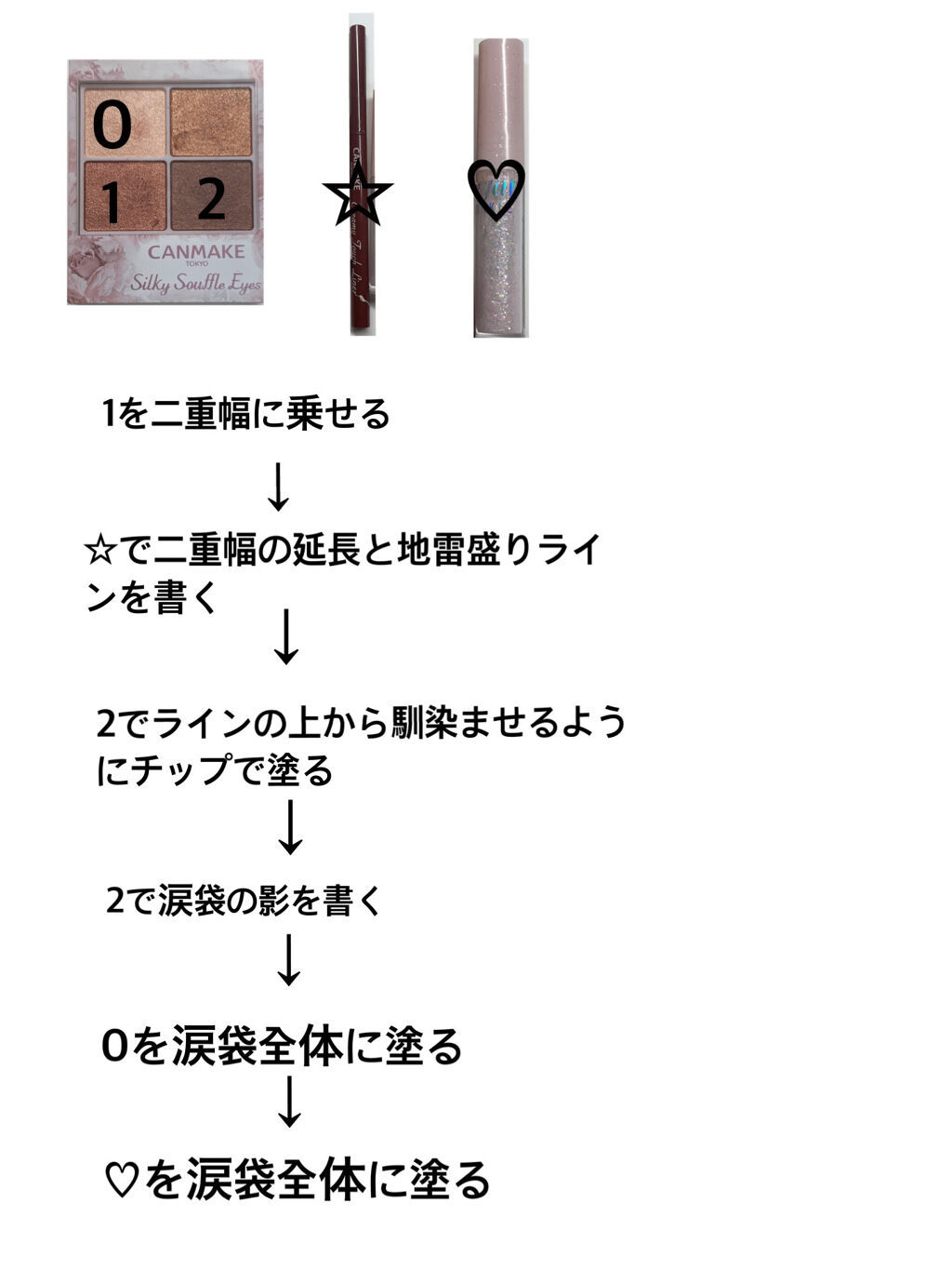 クリーミータッチライナー/キャンメイク/ジェルアイライナーを使ったクチコミ（2枚目）