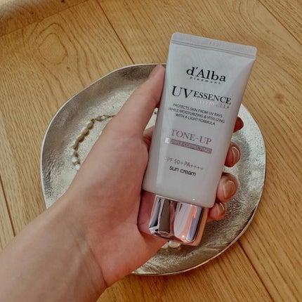 ダルバ ウォータフル トーンアップ サンクリーム(パープル)/ダルバ/日焼け止めクリームを使ったクチコミ(2枚目)