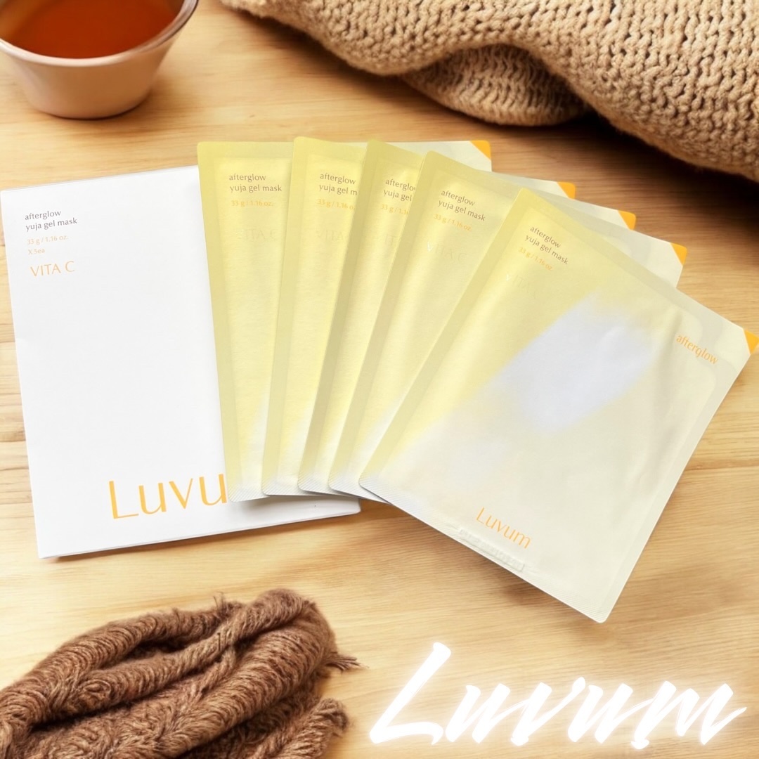 ラビューム アフターグロウ ゆずゲルマスク/Luvum/シートマスク・パックを使ったクチコミ（1枚目）