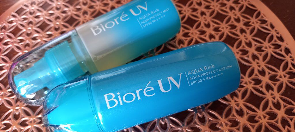 ビオレUV アクアリッチ アクアプロテクトローション(水層パック)/ビオレ/日焼け止めローションを使ったクチコミ（2枚目）