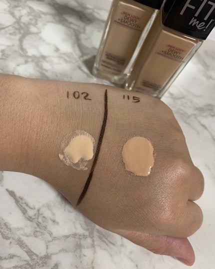 フィットミーリキッドファンデーションD/MAYBELLINE NEW YORK/リキッドファンデーションを使ったクチコミ(4枚目)