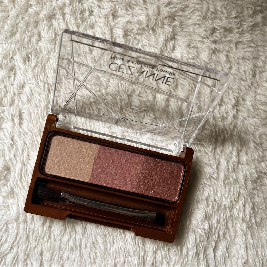 ノーズ&アイブロウパウダー/CEZANNE/パウダーアイブロウを使ったクチコミ(2枚目)