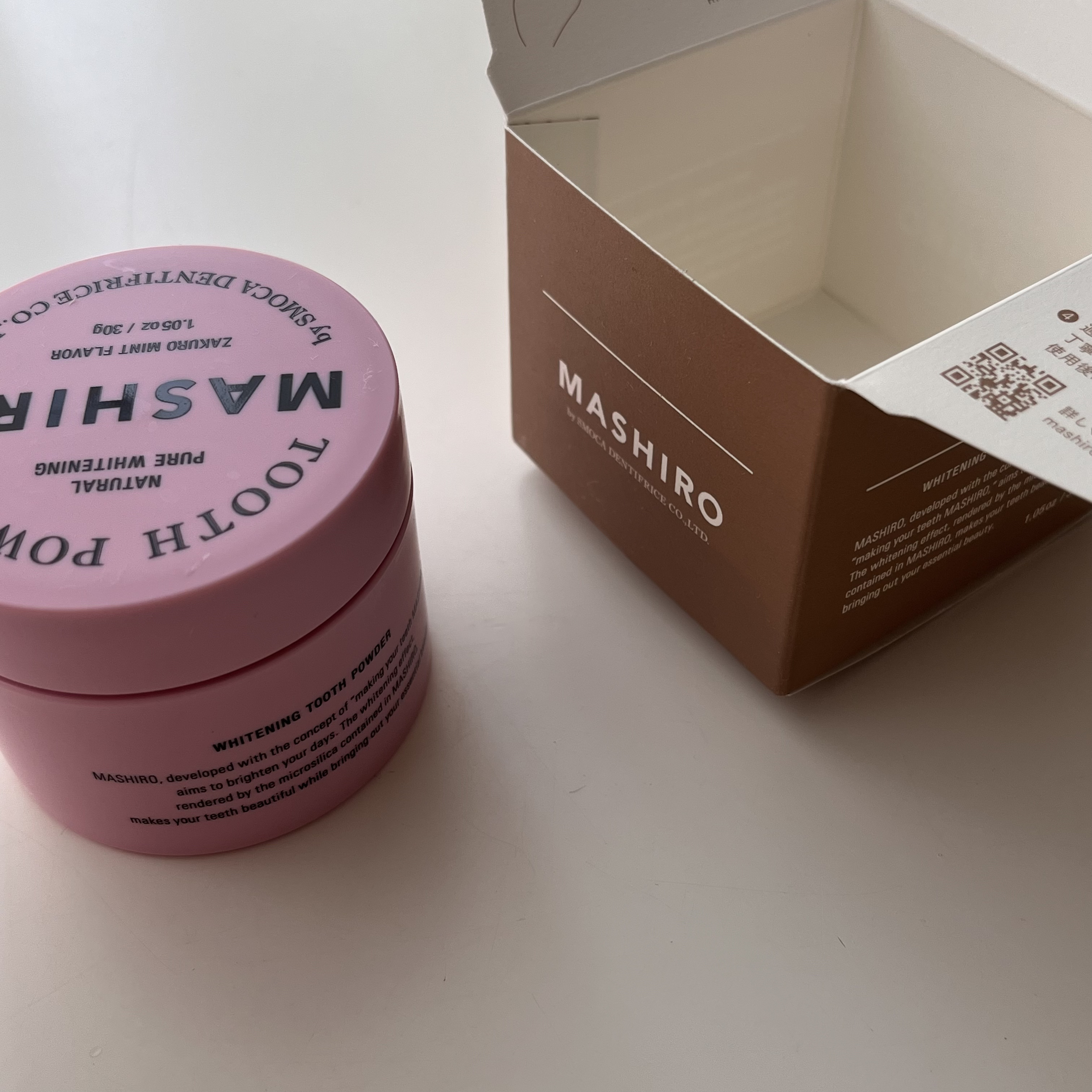 MASHIRO 薬用ホワイトニングパウダー ザクロミント/MASHIRO/歯磨き粉を使ったクチコミ（3枚目）