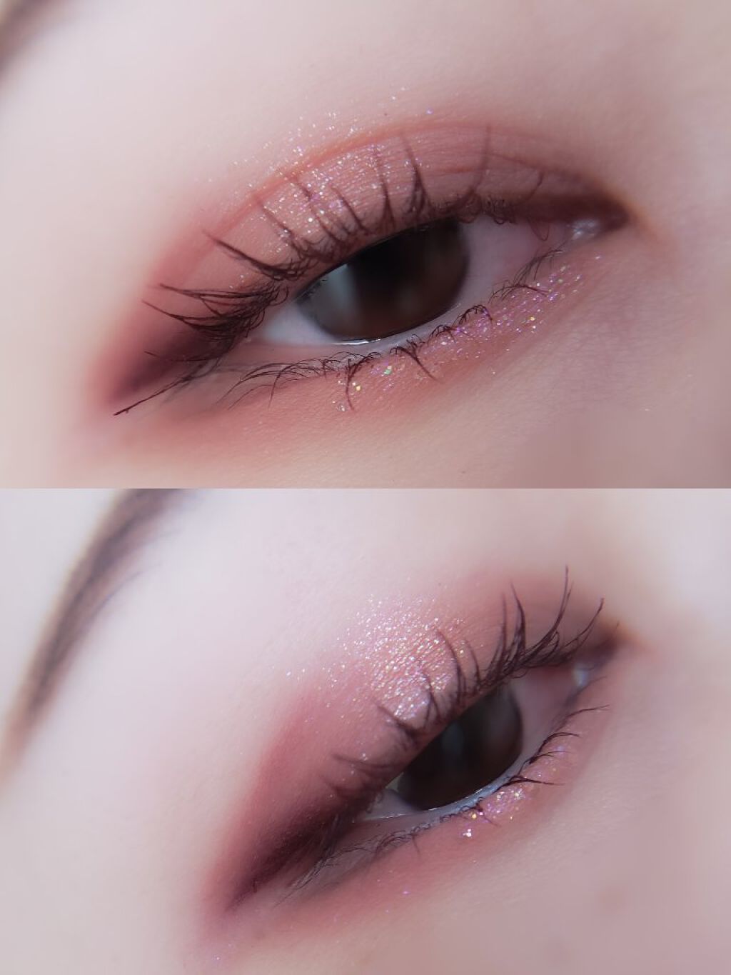 リキッド グリッター シャドウ/rom&nd/グリッターを使ったクチコミ（2枚目）