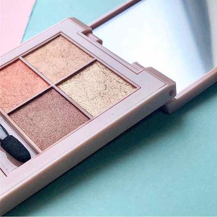 イロアソビ 4色アイパレット/iroasobi/アイシャドウパレットを使ったクチコミ(4枚目)