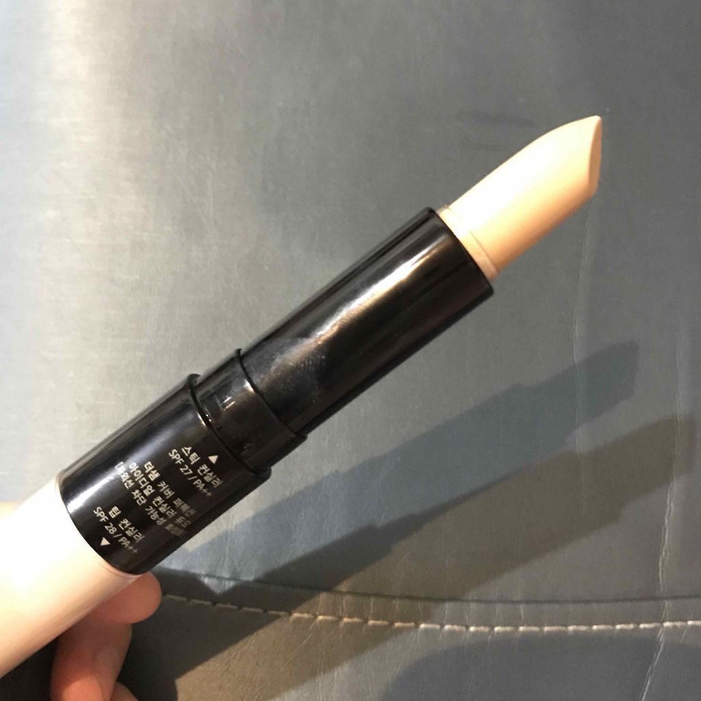 カバーパーフェクション アイディールコンシーラー デュオ/the SAEM/スティックコンシーラーを使ったクチコミ(2枚目)