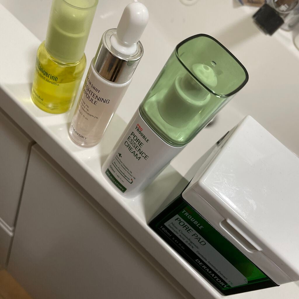 グリーンタンジェリン ビタC ダークスポットケアセラム/goodal/美容液を使ったクチコミ(2枚目)