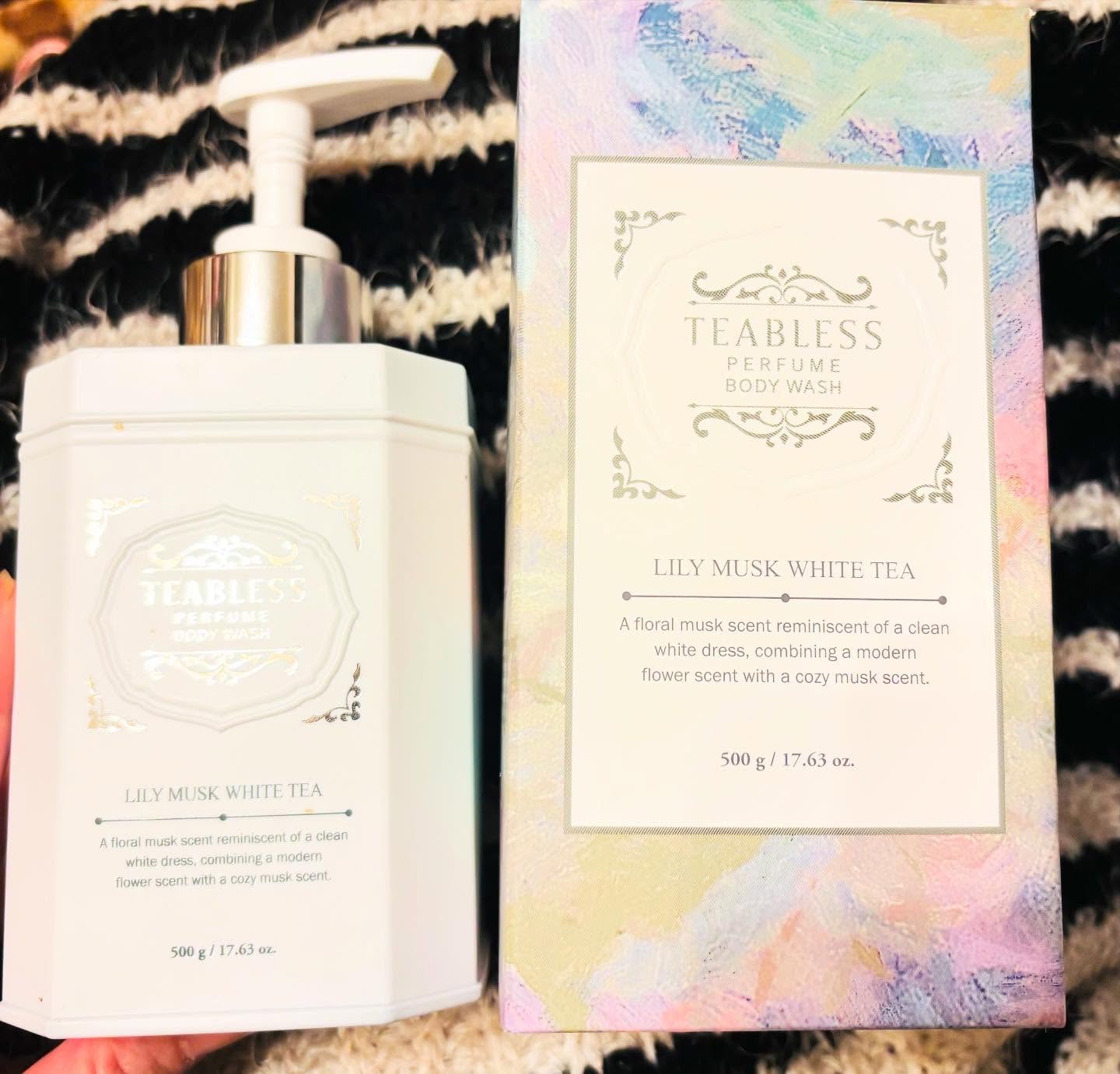 パフュームボディソープ リリィムスクホワイトティー/TEABLESS/ボディソープを使ったクチコミ（2枚目）