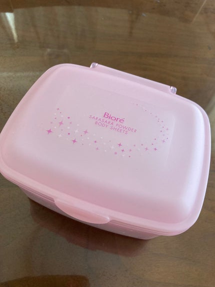 さらさらパウダーシート さわやかせっけんの香り/ビオレ/ボディシートを使ったクチコミ(1枚目)