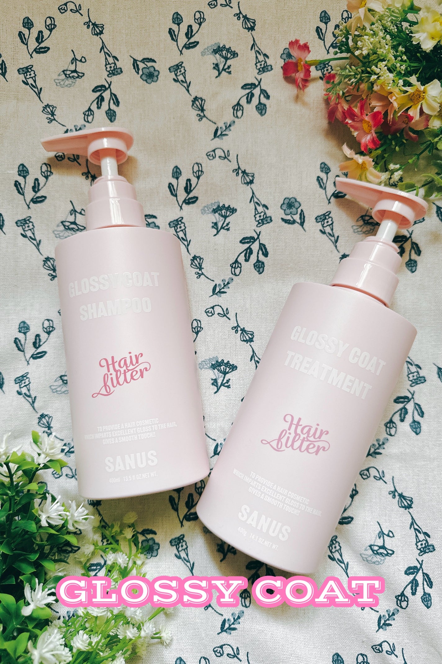 GLOSSY COAT SHAMPOO / TREATMENT/SANUS HAIR FILTER/市販シャンプーを使ったクチコミ(1枚目)