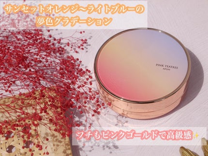 ピンクティーツリーカバーアップグロウクッション/APLIN/クッションファンデーションを使ったクチコミ(2枚目)
