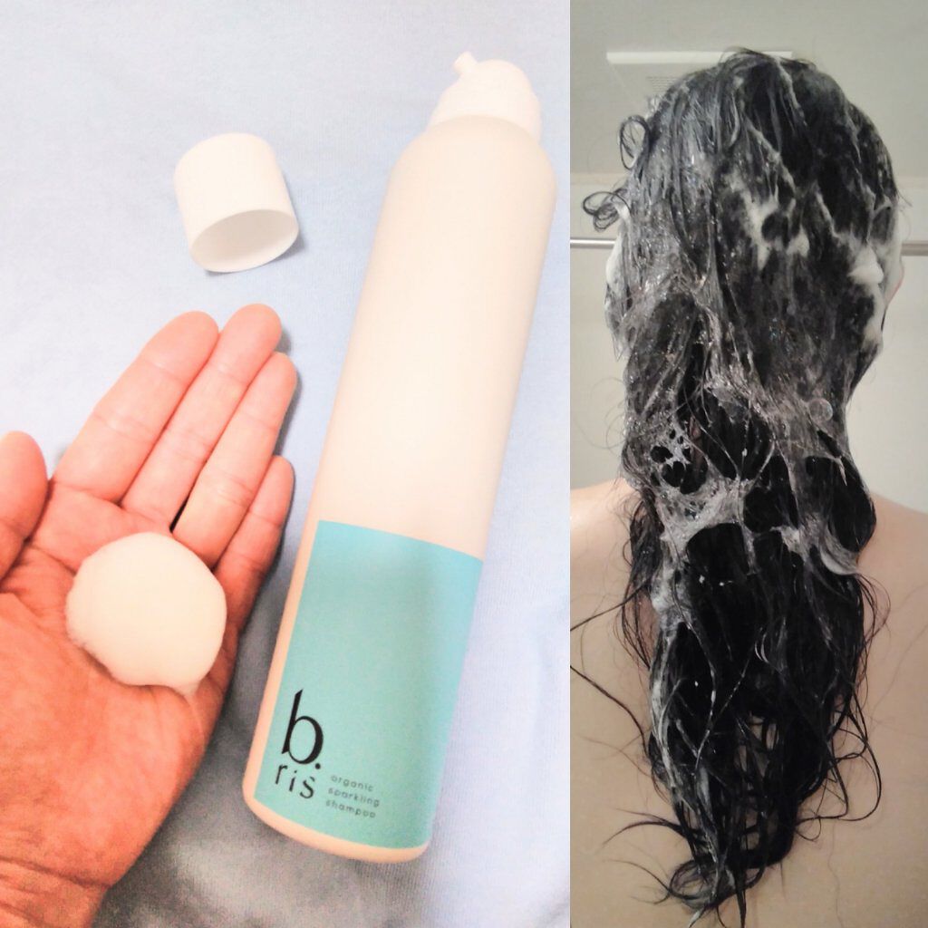 オーガニックスパークリングシャンプー/b.ris/市販シャンプーを使ったクチコミ(3枚目)
