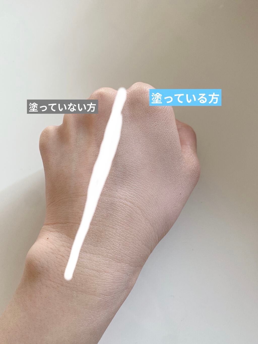 フィルタリングクリーム/DEWYCEL/日焼け止めクリームを使ったクチコミ(3枚目)