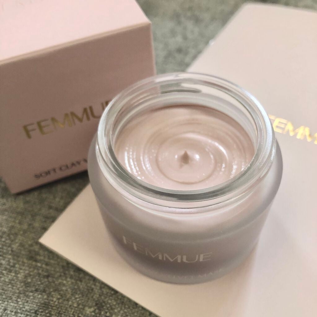 ソフトクレイ ベルベットマスク/FEMMUE/洗い流すパック・マスクを使ったクチコミ(1枚目)