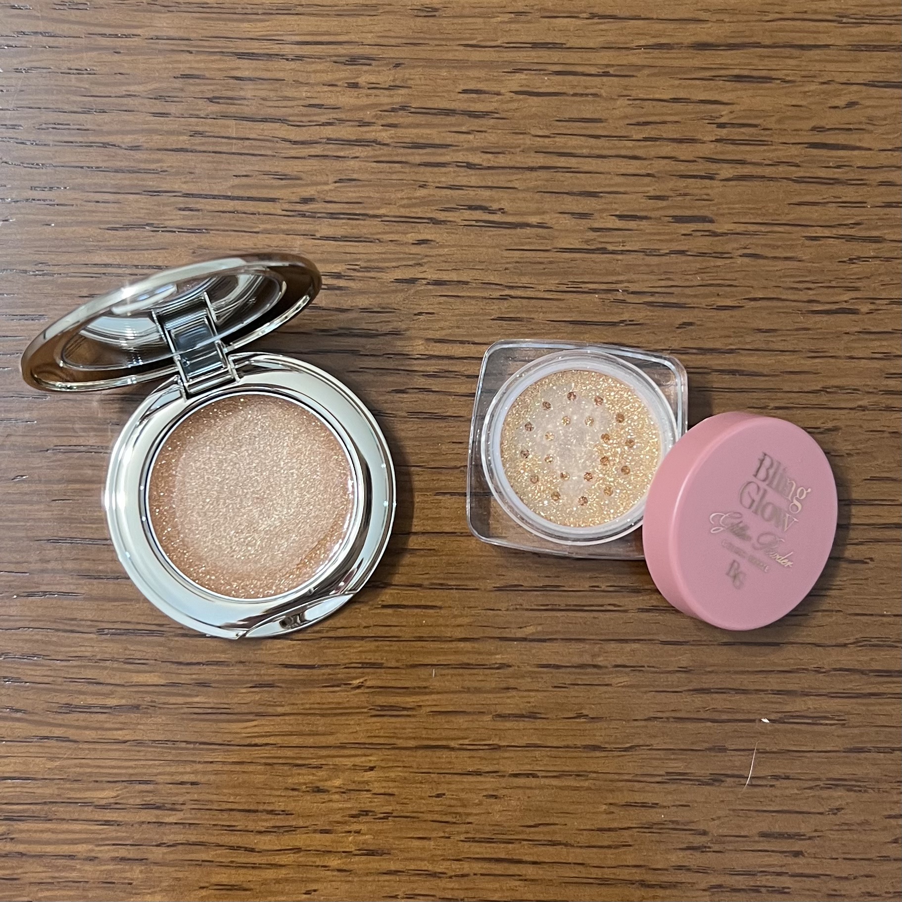 グリッターパウダー 02ゴールデンブリーズ/BLING GLOW/パウダーハイライトを使ったクチコミ（1枚目）