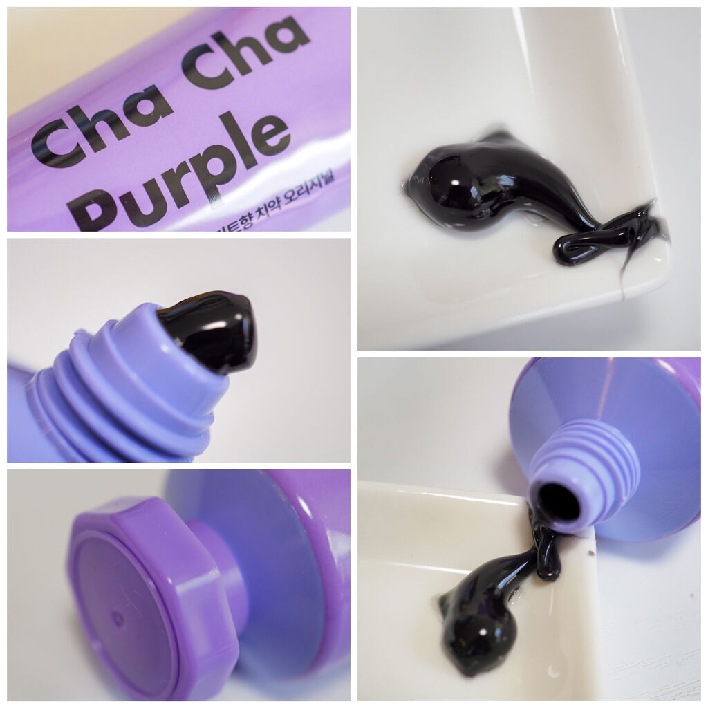 Cha Cha Charcoal Jasmin Mint Toothpaste/chacha/歯磨き粉を使ったクチコミ（2枚目）