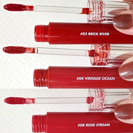 グラスティングウォーターティント/rom&nd/リップティントを使ったクチコミ(7枚目)