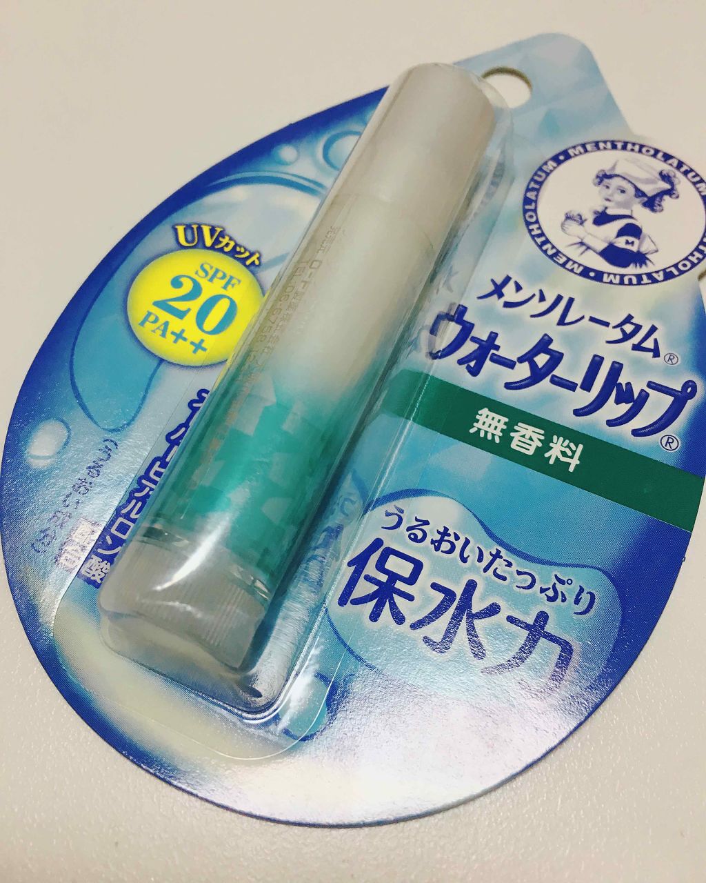 ウォーターリップ ミントメントール/メンソレータム/リップクリームを使ったクチコミ(1枚目)