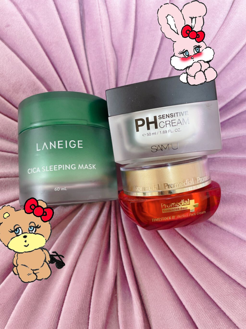 (⑉• •⑉) on LIPS 「自分用のメモ代わり📝私の인생템❤︎ずっとリピートしてる物🐰💕💄..」(2枚目)