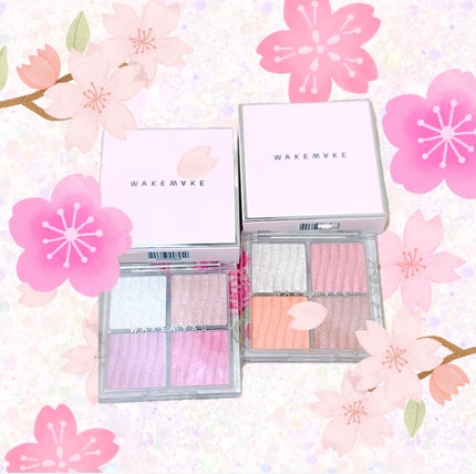 グロウコントゥアリングハイライターパレット/wakemake/パウダーハイライトを使ったクチコミ(1枚目)