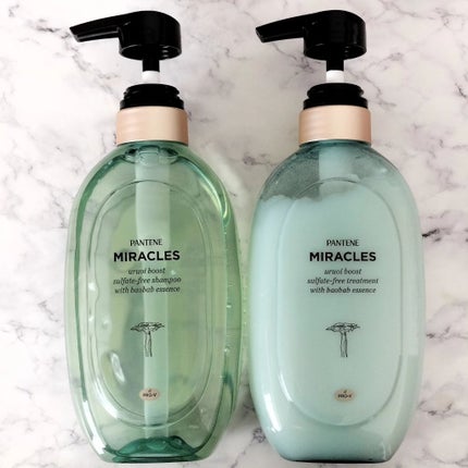 ミラクルズ うるおいブースト シャンプー/トリートメント/パンテーン/市販シャンプーを使ったクチコミ(1枚目)