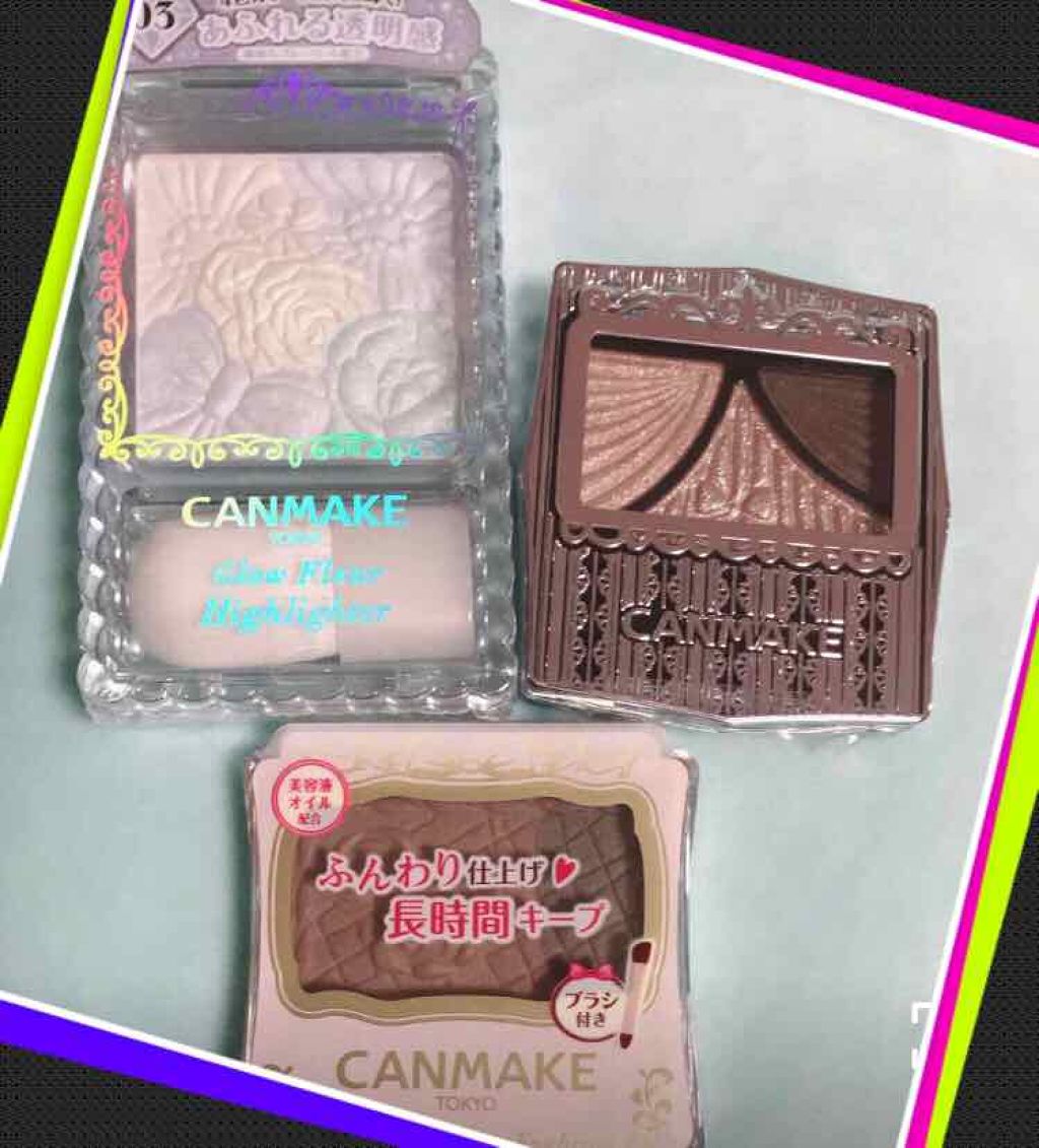 グロウフルールハイライター/キャンメイク/パウダーハイライトを使ったクチコミ（1枚目）