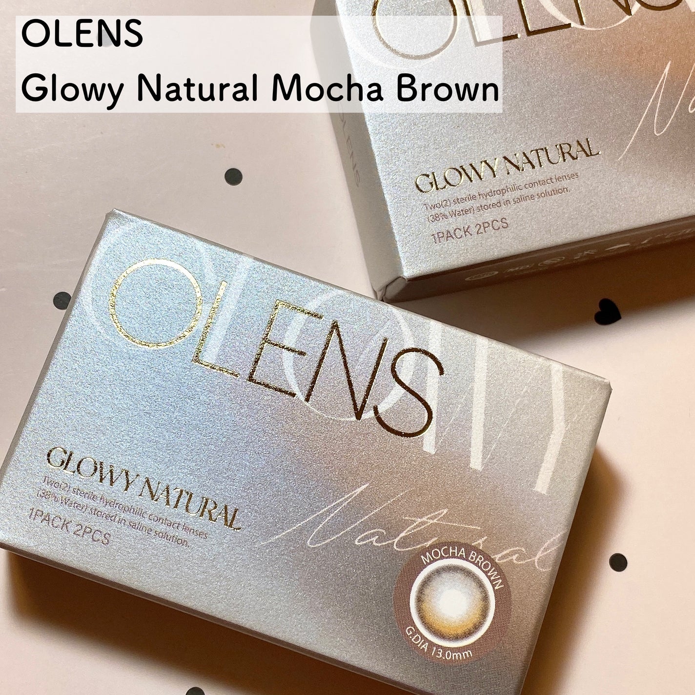 Glowy Natural 1Day/OLENS/カラーコンタクトレンズを使ったクチコミ(2枚目)
