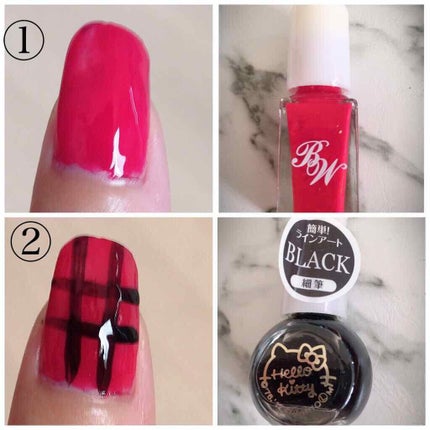 サンリオネイル/DAISO/マニキュアを使ったクチコミ(2枚目)