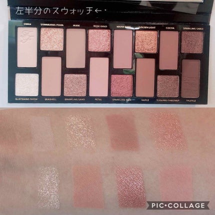 ボーン ディス ウェイ ザ ナチュラル ヌード アイシャドウ パレット/Too Faced/アイシャドウパレットを使ったクチコミ(4枚目)