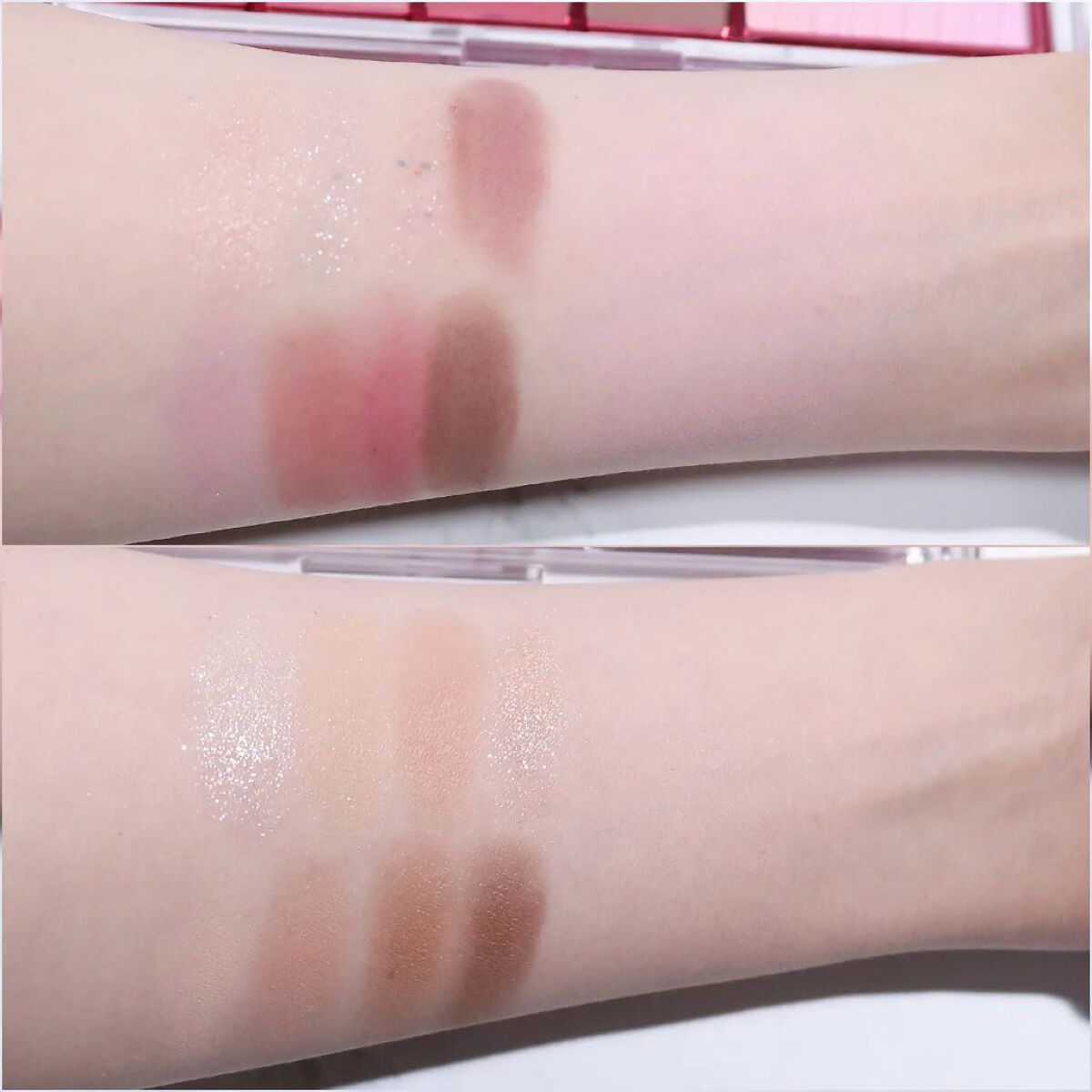 ミックスブラーリングアイパレット/wakemake/マルチパレットを使ったクチコミ（3枚目）