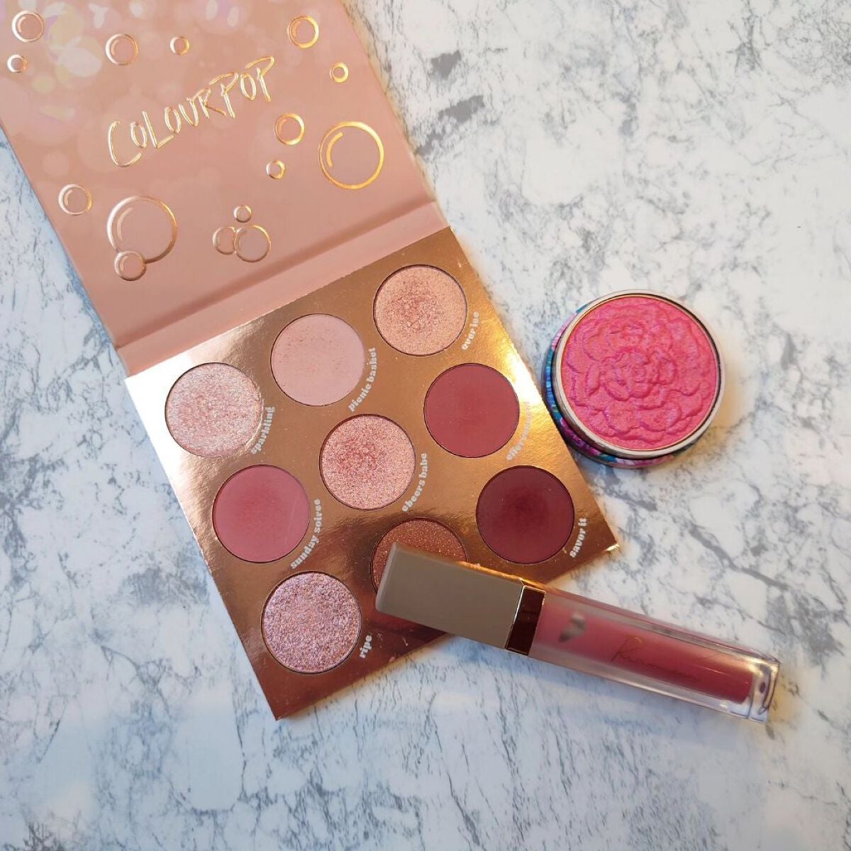 by the rose/ColourPop/アイシャドウパレットを使ったクチコミ(3枚目)