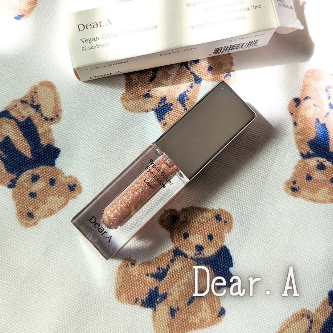 グリッターアイシャドウ/Dear.A/グリッターを使ったクチコミ(1枚目)