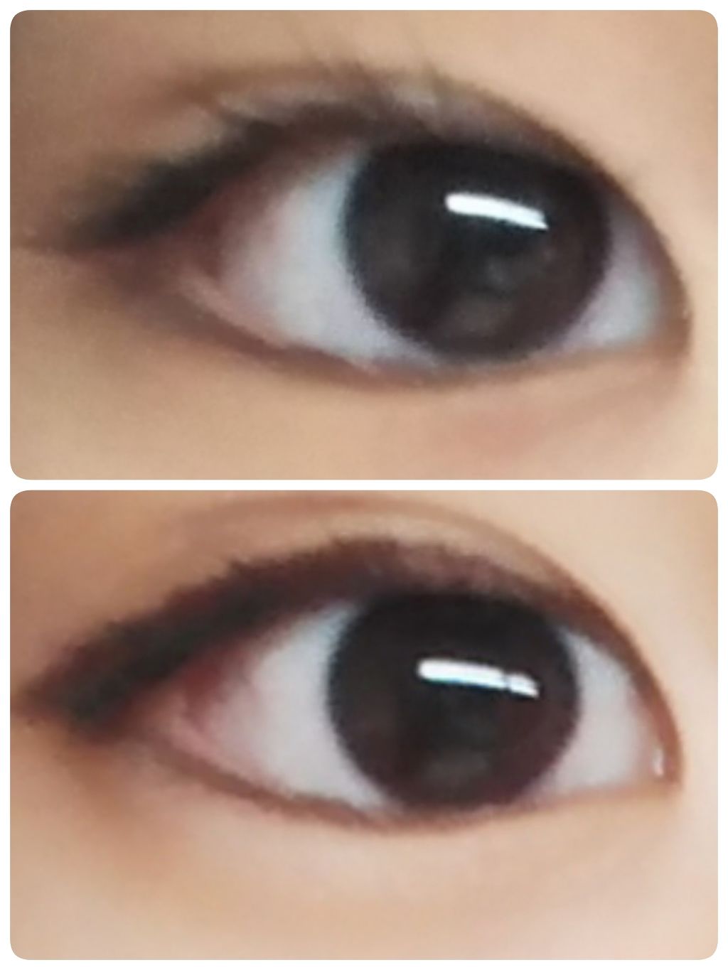 描くふたえアイライナー/CEZANNE/リキッドアイライナーを使ったクチコミ（2枚目）