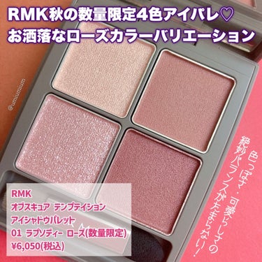 オブスキュア テンプテイション アイシャドウパレット/RMK/アイシャドウパレットを使ったクチコミ（2枚目）