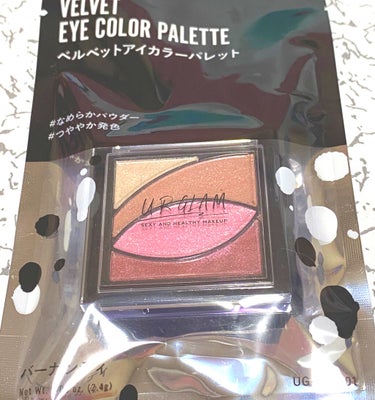 UR GLAM　VELVET EYE COLOR PALETTE/U R GLAM/アイシャドウパレットを使ったクチコミ（1枚目）